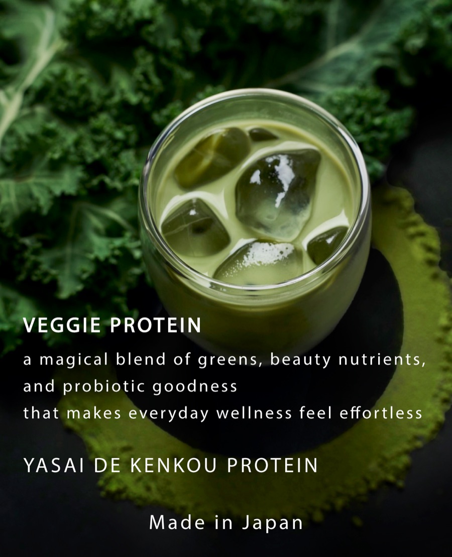 VEGGIE PROTEIN - YASAI DE KENKOU PROTEIN. Made in Japan