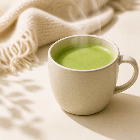 ホットで飲む野菜de健康プロテイン
